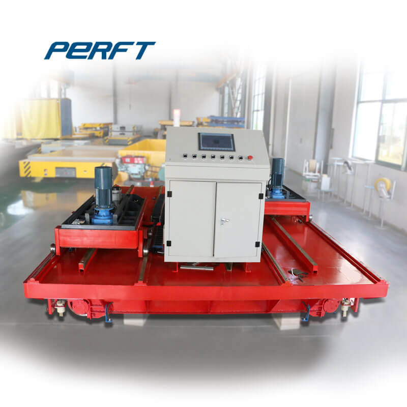 Industry Motorized Transport Vehicle Transfer Cart Rail Transfer Trolley