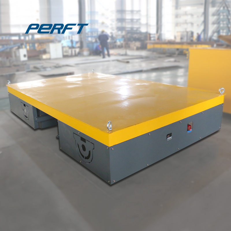 Battery Electric Trackless Platform Production Line Transfer Cart 10 Ton